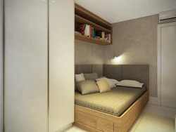 Arrangement of beds in the bedroom photo