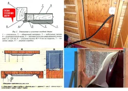 How to insulate a door in an apartment photo