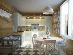 Provence üslubunda fotoşəkildə mətbəx bəzəyi