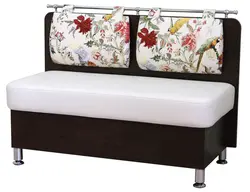Sofa with storage drawers for the kitchen photo