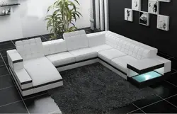 Yataq Yeri Şəkli Olan U Formalı Divan