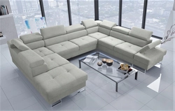 U Shaped Sofa With Sleeping Place Photo