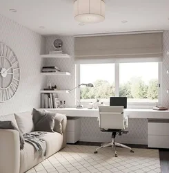 Children'S Bedroom Design With Two Windows