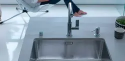Dispenser in the kitchen interior