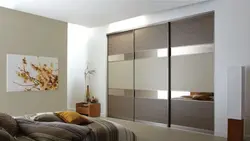 Built-in wardrobes in the bedroom inexpensively compartment photo