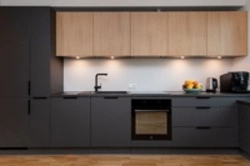 Onyx color kitchen photo