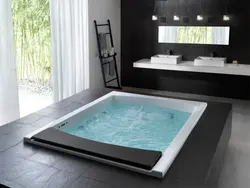 Bathtub In The Floor In The Apartment Photo
