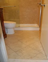 Bathtub In The Floor In The Apartment Photo