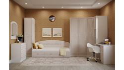Small Bedroom Sets With Corner Wardrobe Photo