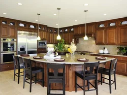 Kitchen In The Middle Of The House Photo