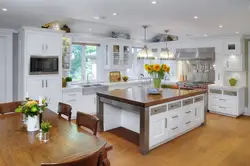 Kitchen In The Middle Of The House Photo