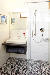 Remodeling a bathroom into a shower room photo