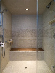 Remodeling a bathroom into a shower room photo