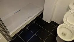 Bath room bathtub in the floor photo
