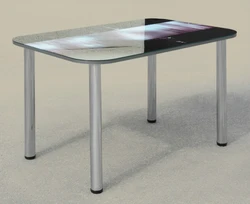 Glass tables for kitchen inexpensive photo