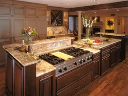 Photo from a full kitchen
