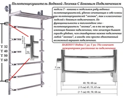 Bathroom heated towel rail photo dimensions