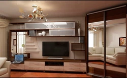 Living Room Furniture Photo With Mirrors