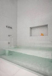 Photo of transparent bathroom
