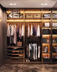 Photo of kitchen walk-in closets