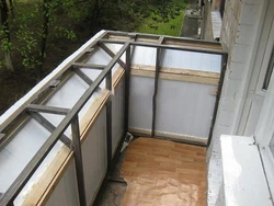 Photo of loggia installation