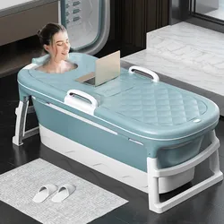 Photo folding bathtub