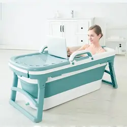 Photo folding bathtub