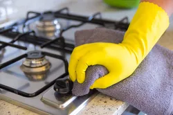 Kitchen cleaning photo