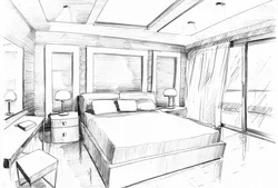 Bedroom sketches photos