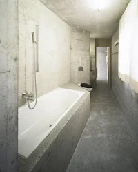 Concrete bathtub photo