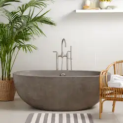 Concrete Bathtub Photo