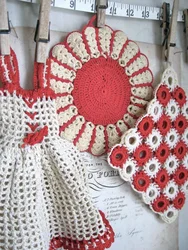 Knitted kitchen photo