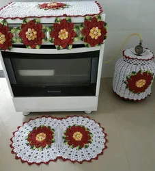 Вязаная кухня фота