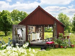 Barn kitchen photo