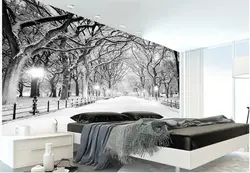 Photo winter bedroom