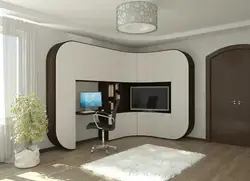 Қонақ бөлмесінің радиусының фотосуреттері