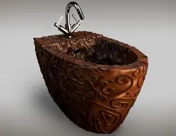 Chocolate bath photo