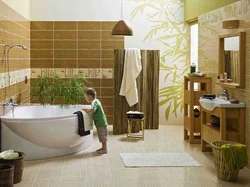 Photo bath bamboo
