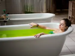 Pine bath photo