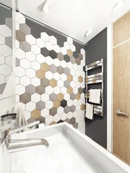 Photo hexagonal bathtub