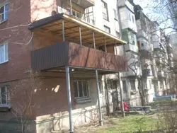 Пристройка лоджии фото