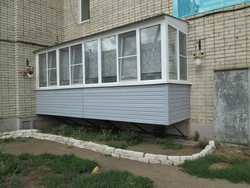 Пристройка лоджии фото