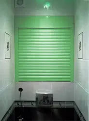 Roller shutters photo bathroom