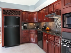 Kitchen mahogany photo