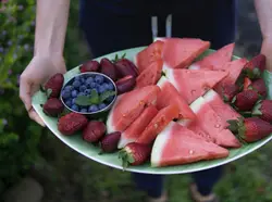 Oshxonadagi Tarvuz Fotosurati