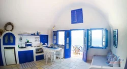 Santorini mətbəxinin fotoşəkili