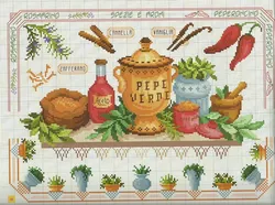 Embroidery kitchen photo