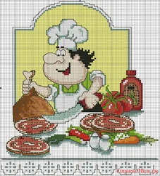 Embroidery kitchen photo