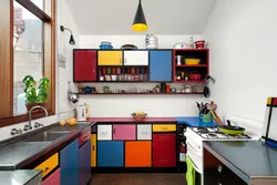 Colorful kitchen photo