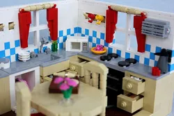 Photo of lego kitchen